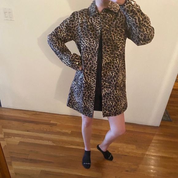 NWT Spiritual Gangster Lightweight Leopard Print Cheetah Dope Soul Coach Jacket - Picture 10 of 11